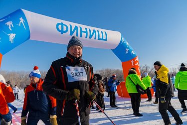 Депутаты на «Лыжне России»